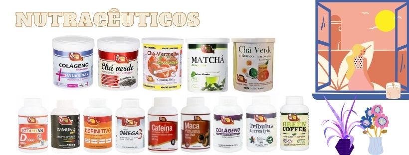 Suplementos em cápsulas e chás